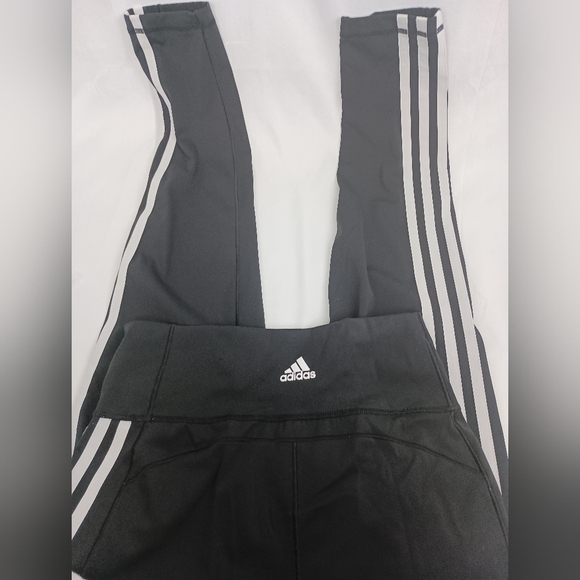 2/$30 Adidas Women's Black Active Pants (#233) - Picture 3 of 5